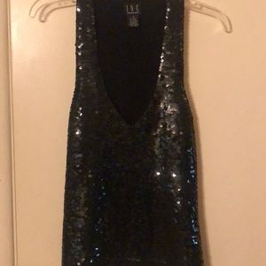 Black sequin sweater sleeveless